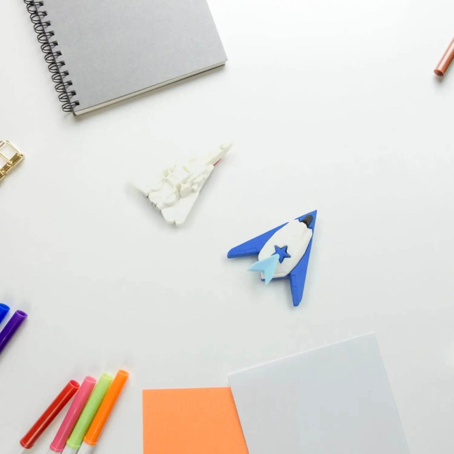 Fun Erasers for Kids: Gun & Plane Shapes (4-Pack, Gift Set) - infinityexculsivestore.com