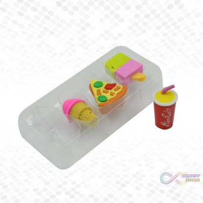Fun Erasers for Kids! Mix & Match: Food & Drink Erasers (Set of 1) - infinityexculsivestore.com