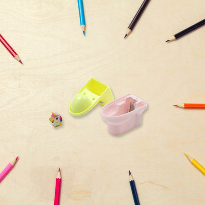 Fun & Functional! Toilet Sharpener with Eraser (2 Pc Set) - infinityexculsivestore.com