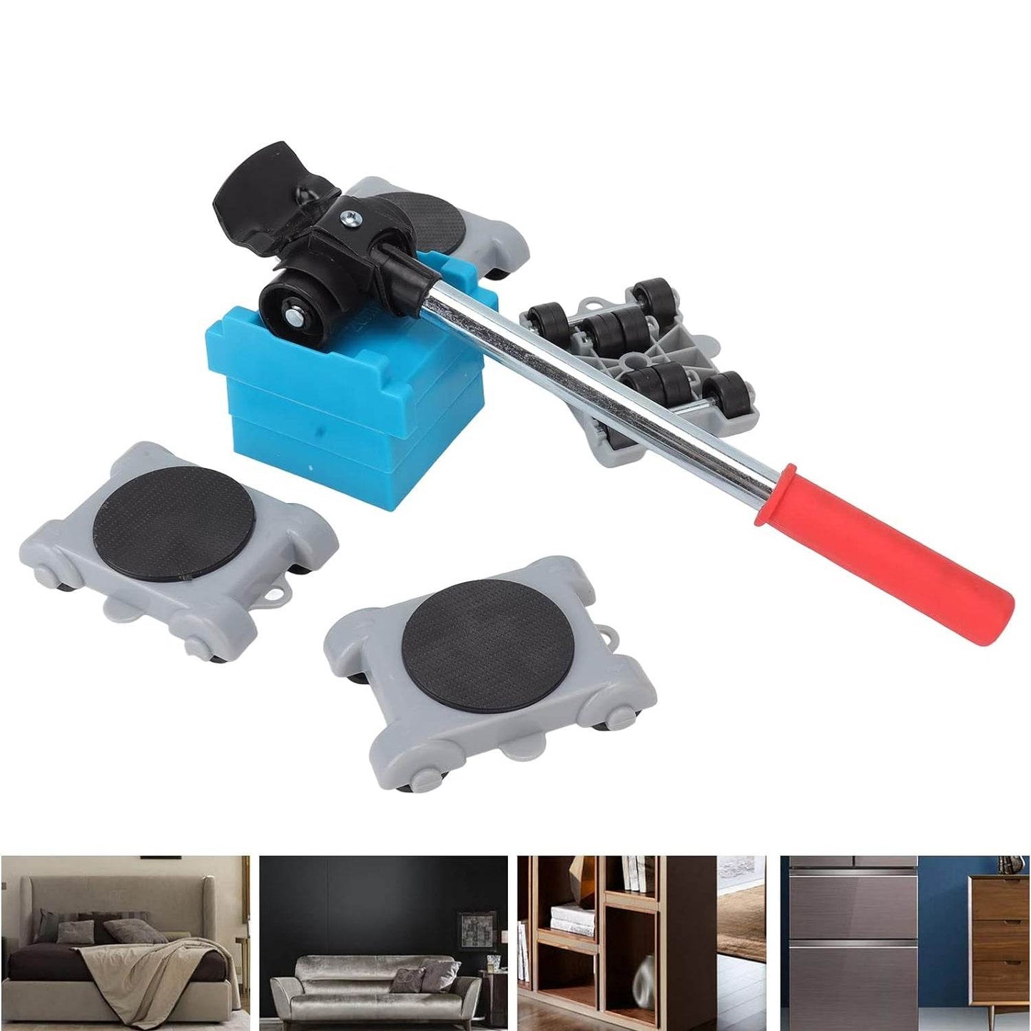 Furniture Lifter Tool Furniture Dolly, Furniture Lifters Tool Set (1 Set / 8 pc) - infinityexculsivestore.com