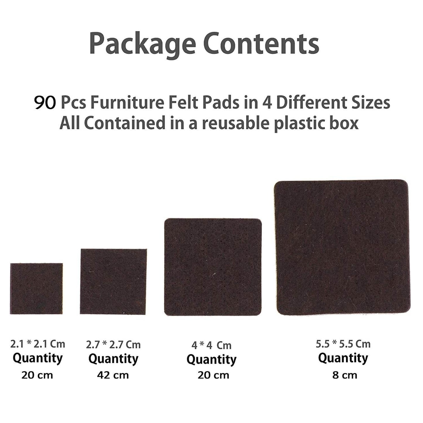 Furniture Pad Square Felt Pads Floor Protector Pad For Home & All Furniture Use - infinityexculsivestore.com