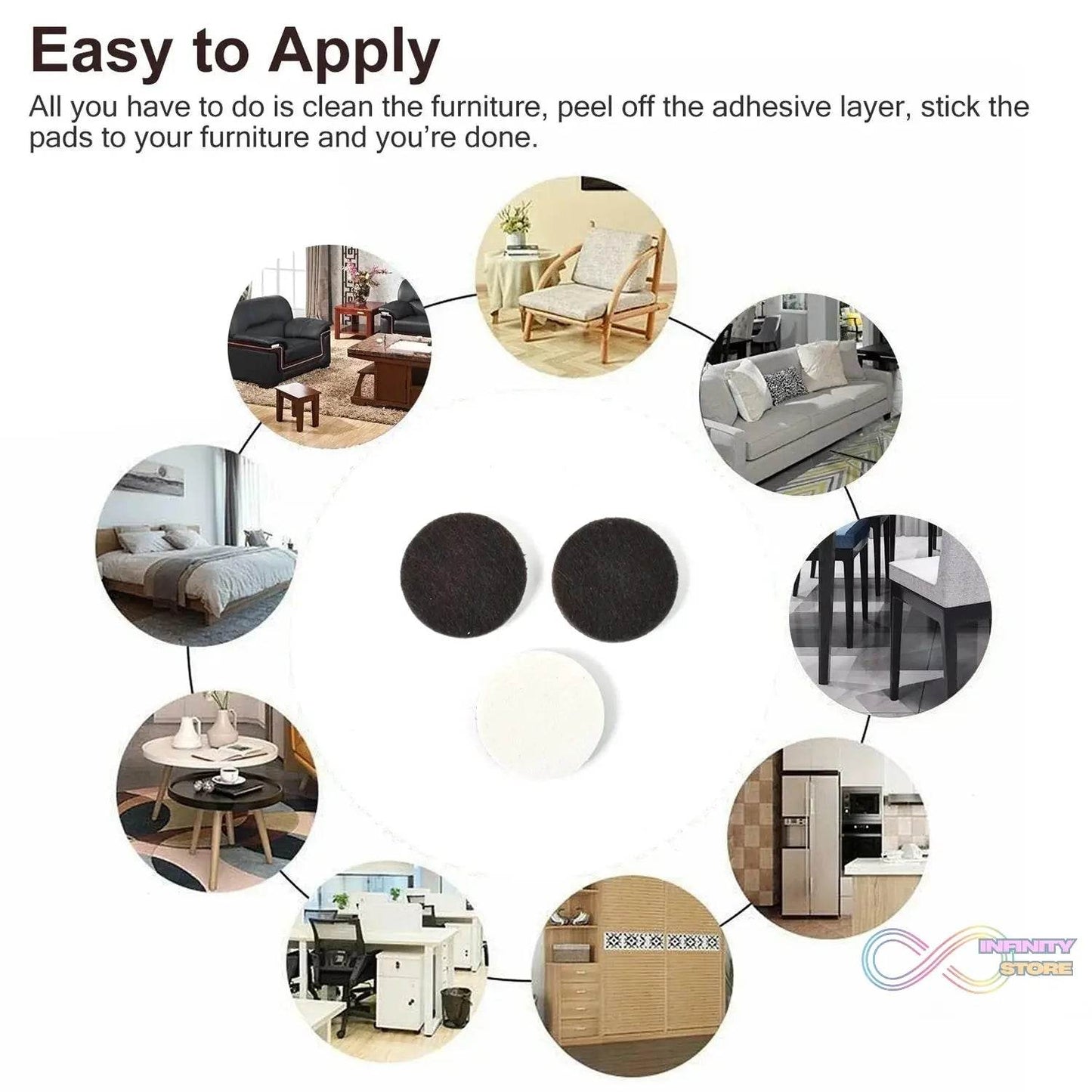 Furniture Protection Pad (16 Pcs Set) - infinityexculsivestore.com