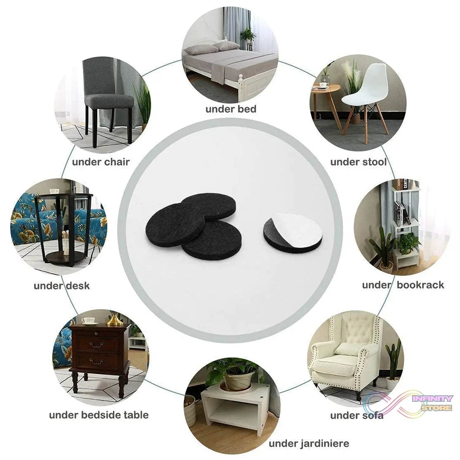 Furniture Protection Pad (8 Pcs Set) - infinityexculsivestore.com