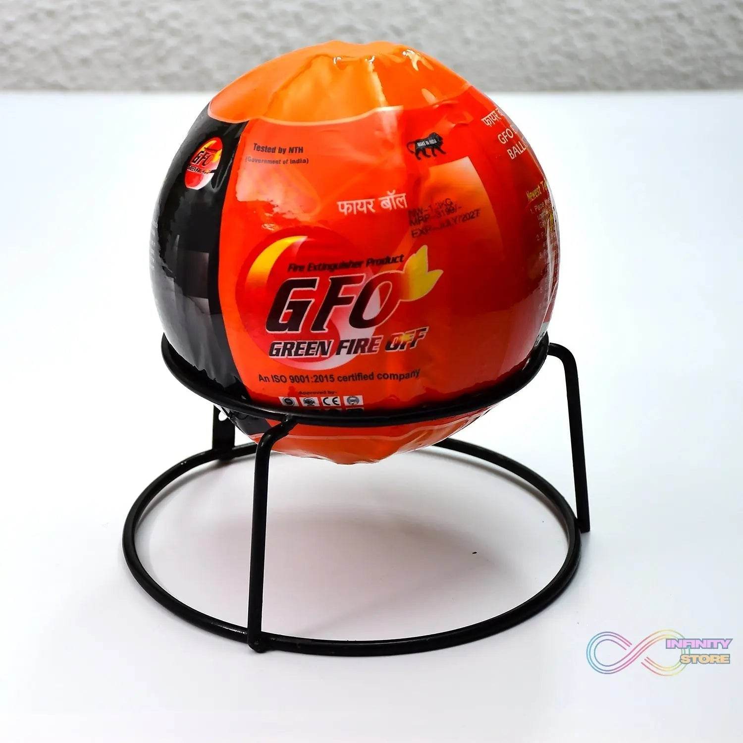 GFO (Green Fire Ball) Automatic Fire Safety Ball for Office School Warehouse Home | FIRE Extinguisher Ball. - infinityexculsivestore.com