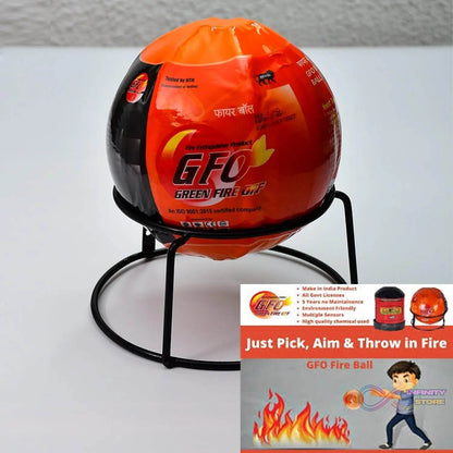 GFO (Green Fire Ball) Automatic Fire Safety Ball for Office School Warehouse Home | FIRE Extinguisher Ball. - infinityexculsivestore.com