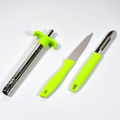 Ganesh 3pc Lighter Cum knife and peeler. - infinityexculsivestore.com