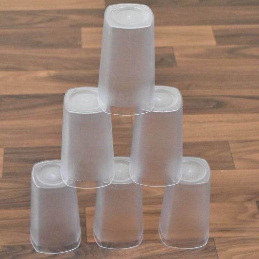Ganesh Decent Glass, 350ml, Set of 6 - infinityexculsivestore.com