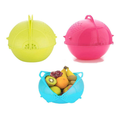 Ganesh Fruit and vegetable basket Plastic Fruit & Vegetable Basket - infinityexculsivestore.com