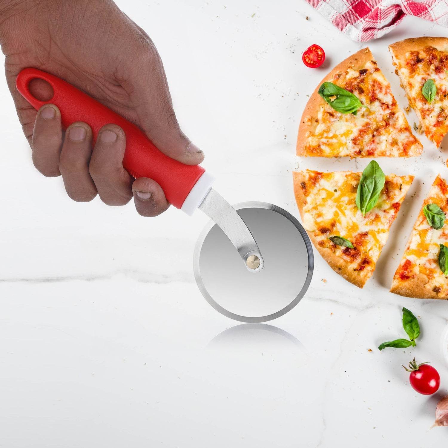 Ganesh GANESH PIZZA / PASTRY CUTTER Wheel Pizza Cutter (Stainless Steel) - infinityexculsivestore.com