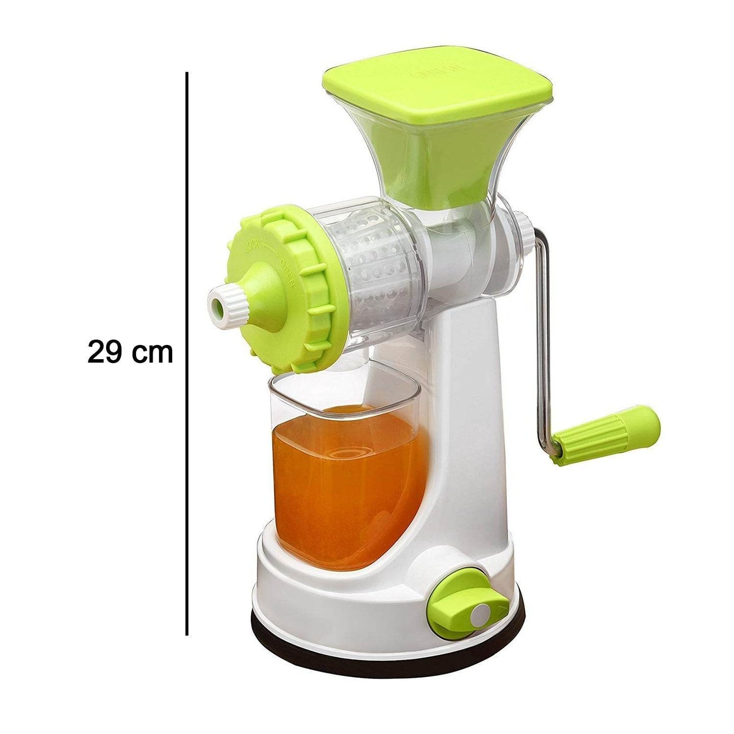 Ganesh Kitchenware Plastic Hand Juicer New Smart Fruit & Vegetable Multipurpose Juicer (Color:Random Green,Blue,Red,Orange) ( Colors May Vary ) (Multicolor Pack of 1) - infinityexculsivestore.com