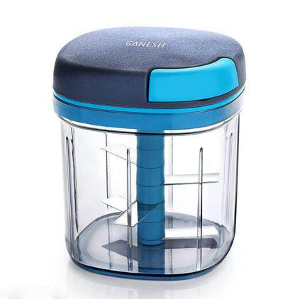 Ganesh Master Chopper with 5 Stainless Steel Blades, XL Large Jumbo Chopper (900 Ml) - infinityexculsivestore.com