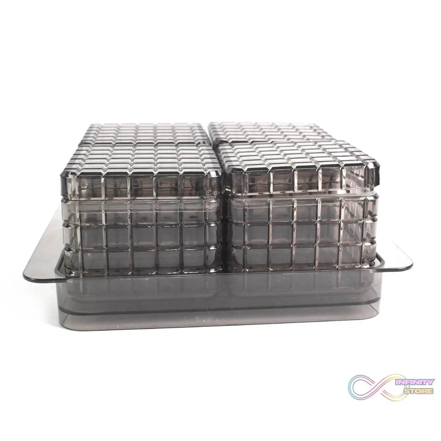 Ganesh Multipurpose Gift Set, Dry fruit (4 Pcs Set / With Tray) - infinityexculsivestore.com