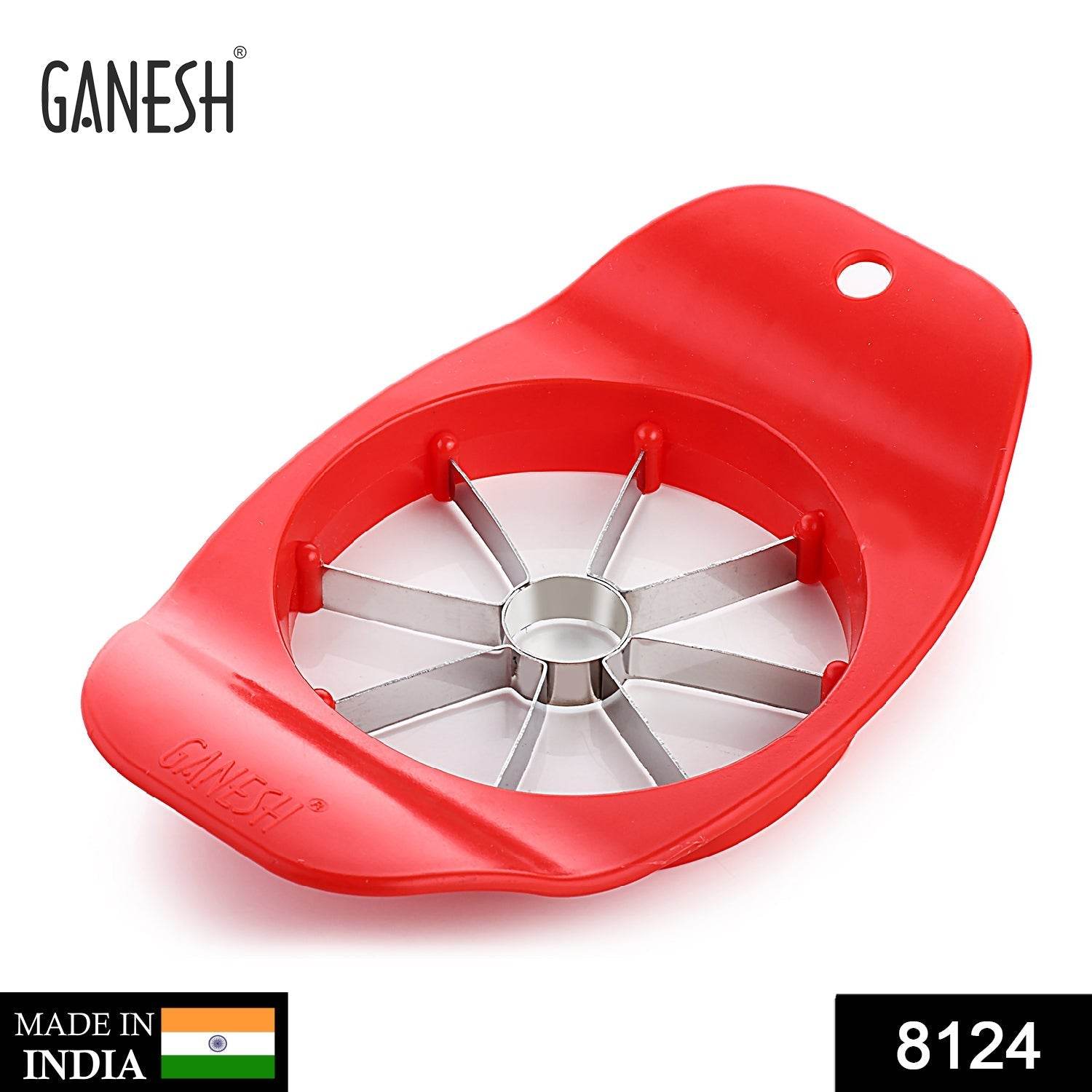 Ganesh Plastic & Stainless Steel Apple cutter (colors may vary) - infinityexculsivestore.com