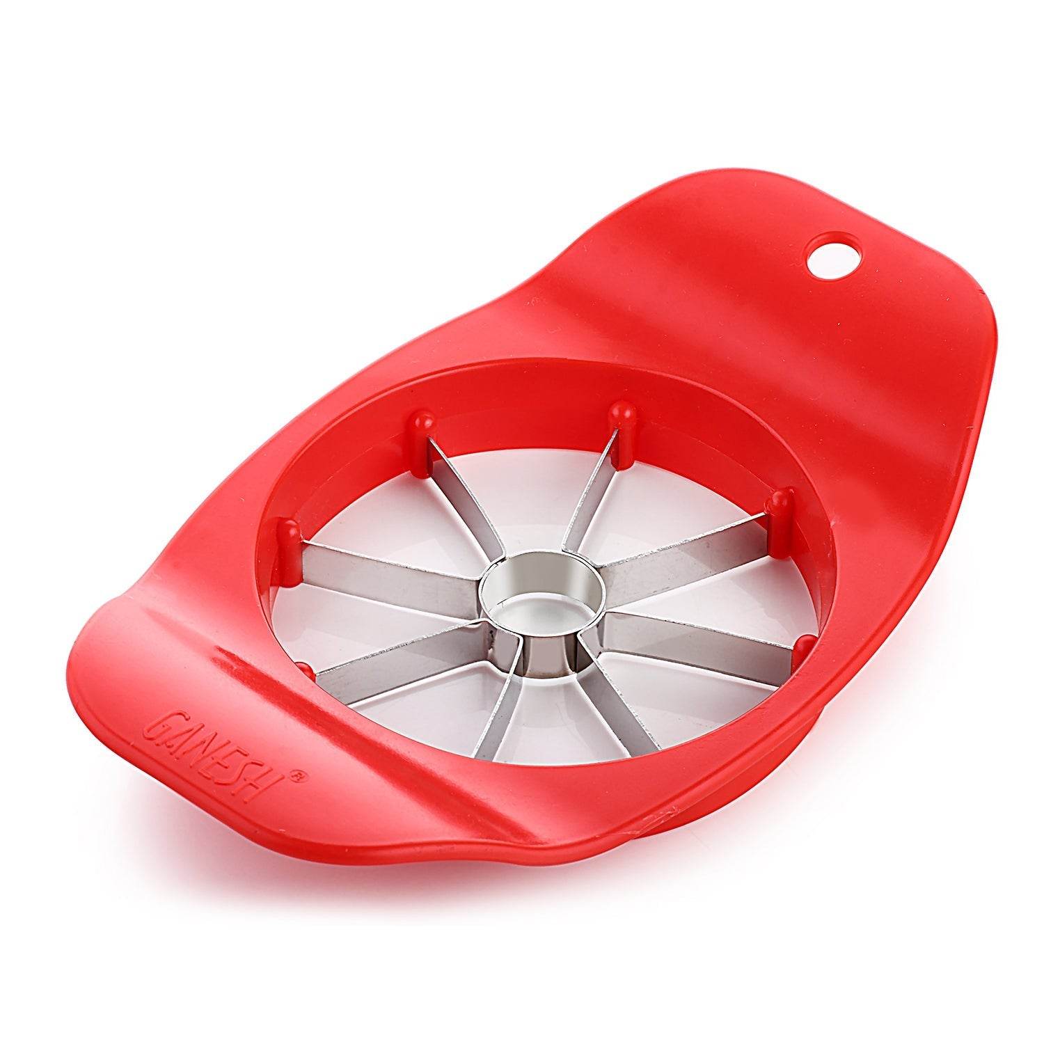 Ganesh Plastic & Stainless Steel Apple cutter (colors may vary) - infinityexculsivestore.com