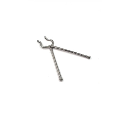 Ganesh Premium Quality Unbreakable Stainless Steel Goti Sandsi / Sansi / Pakkad / Pincer / Chimta / Tongs / Utensil Holder Smart Kitchen Tool - 8mm - infinityexculsivestore.com
