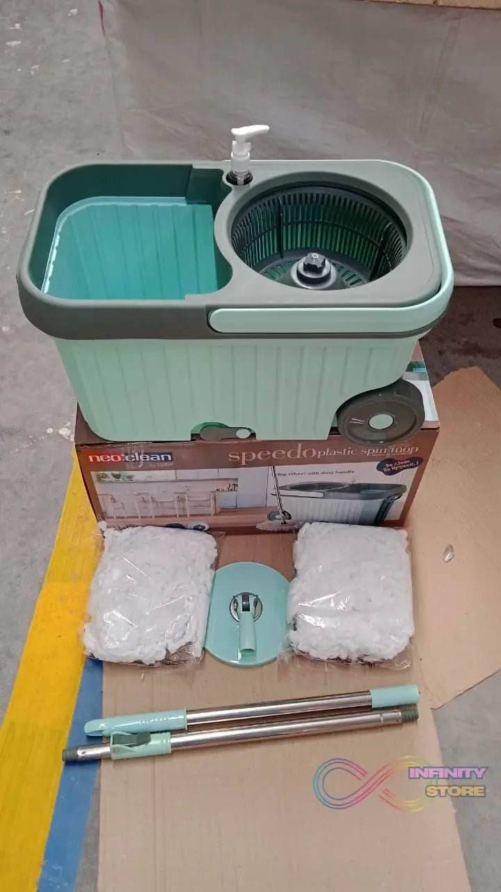 Ganesh Speedo Plastic Spin Mop (1 Set) - infinityexculsivestore.com