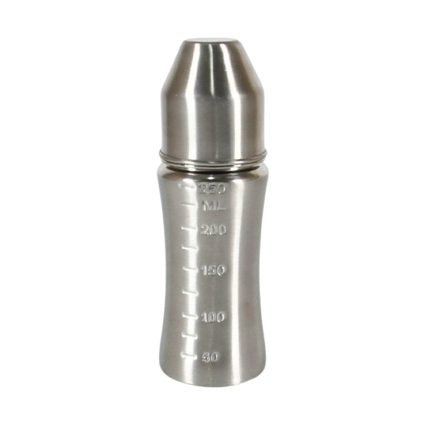 Ganesh Stainless Steel Baby Feeding Bottle, Milk Bottle for New Born / Infants / Toddler Up to 3 Years, BFA Free (250 ML Approx) - infinityexculsivestore.com