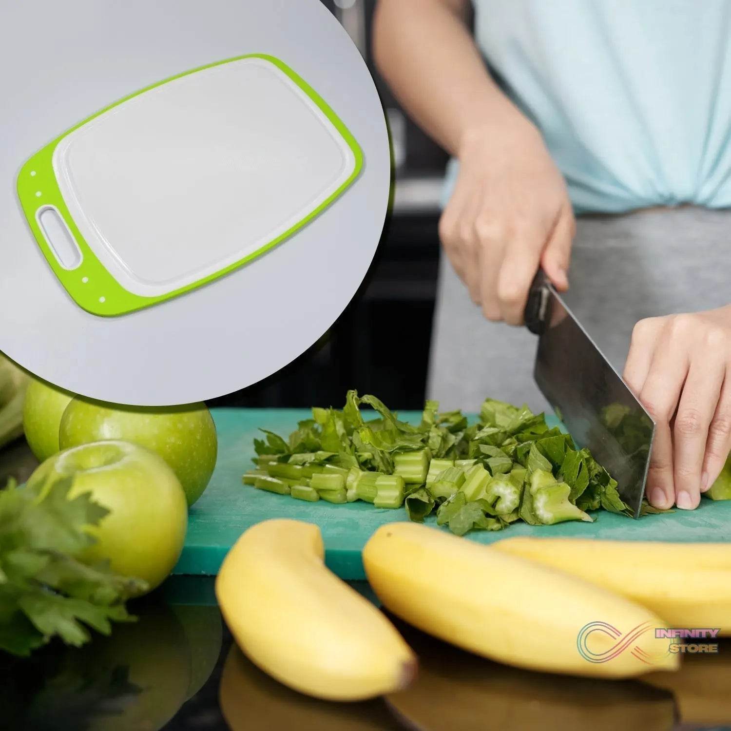 Ganesh Vegetables and Fruits Cutting Chopping Board Plastic Chopper Cutter Board (1 Pc) - infinityexculsivestore.com