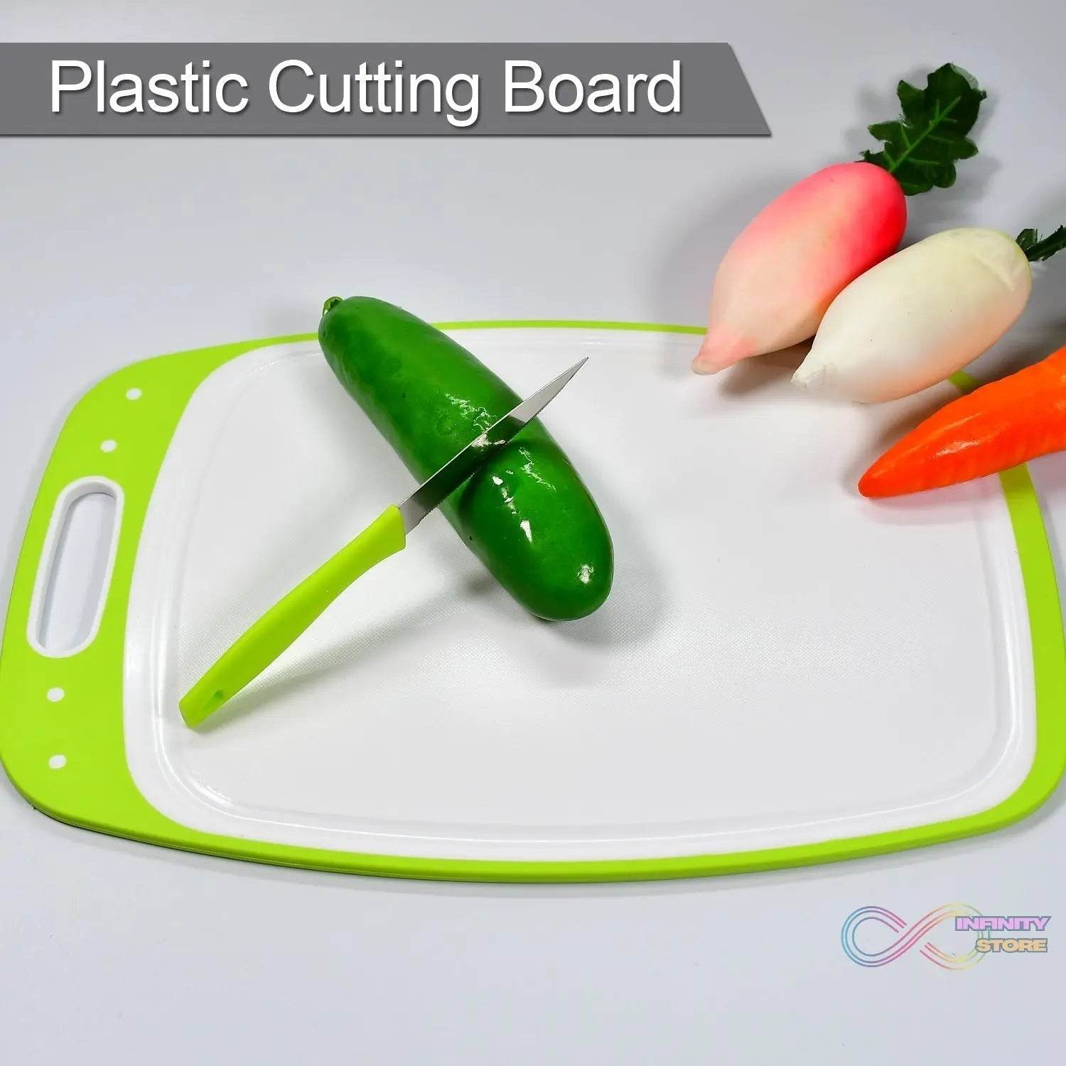 Ganesh Vegetables and Fruits Cutting Chopping Board Plastic Chopper Cutter Board (1 Pc) - infinityexculsivestore.com