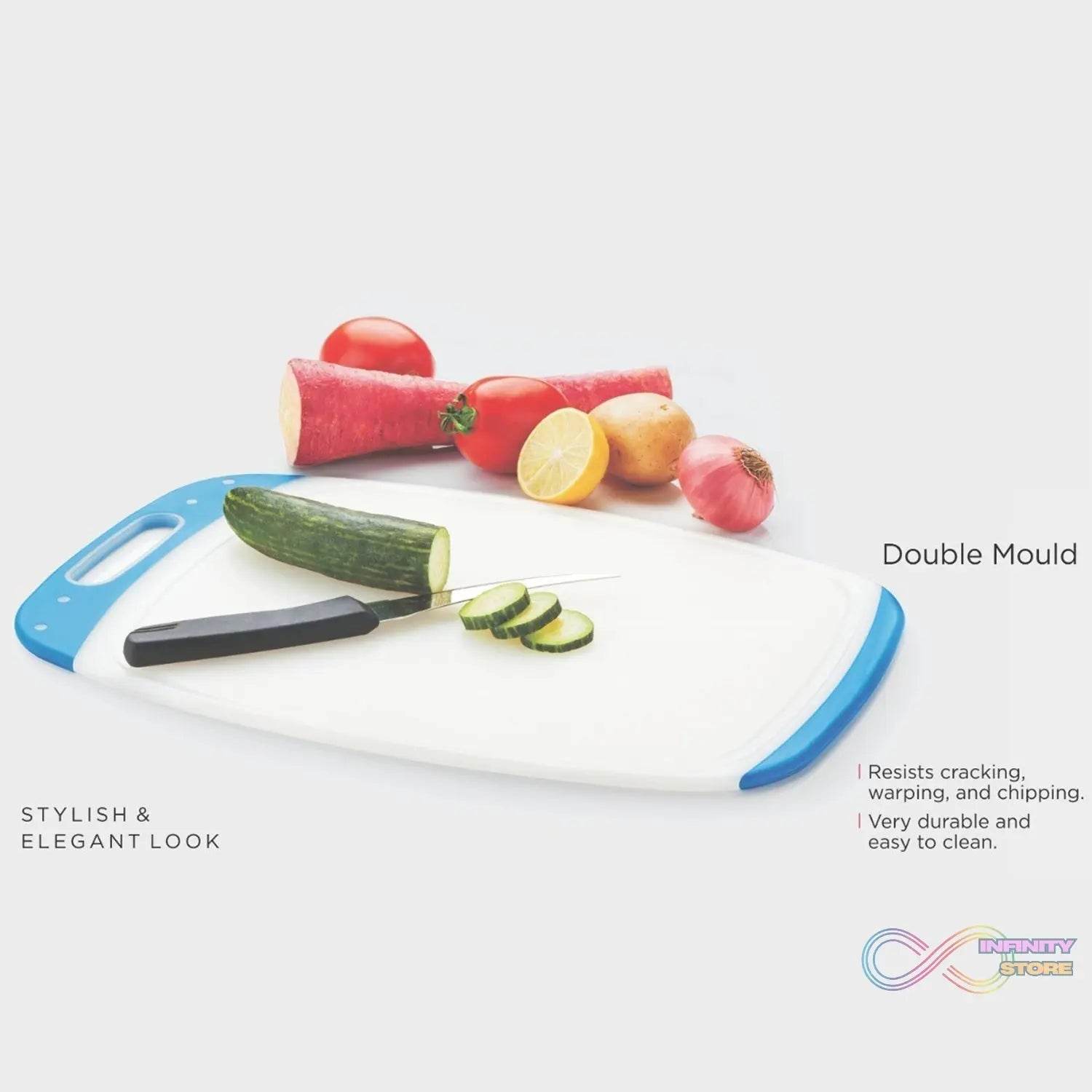 Ganesh Vegetables and Fruits Cutting Chopping Board Plastic Chopper Cutter Board (1 Pc) - infinityexculsivestore.com