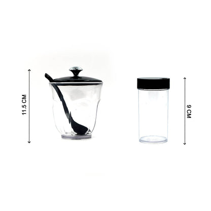Ganesh rendy Condiment set For Kitchen Transparent jar For Easy To Access Spice 1 Piece Spice Set (Plastic) - infinityexculsivestore.com