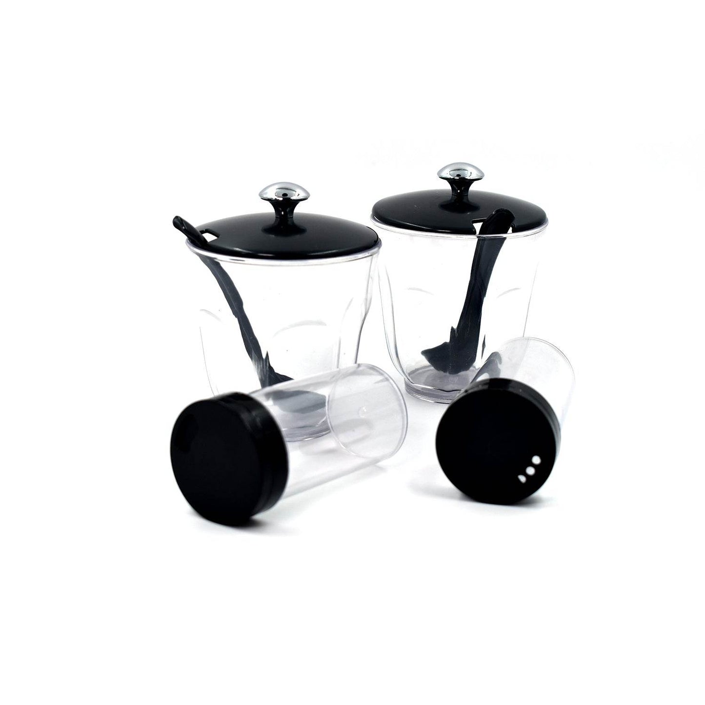 Ganesh rendy Condiment set For Kitchen Transparent jar For Easy To Access Spice 1 Piece Spice Set (Plastic) - infinityexculsivestore.com