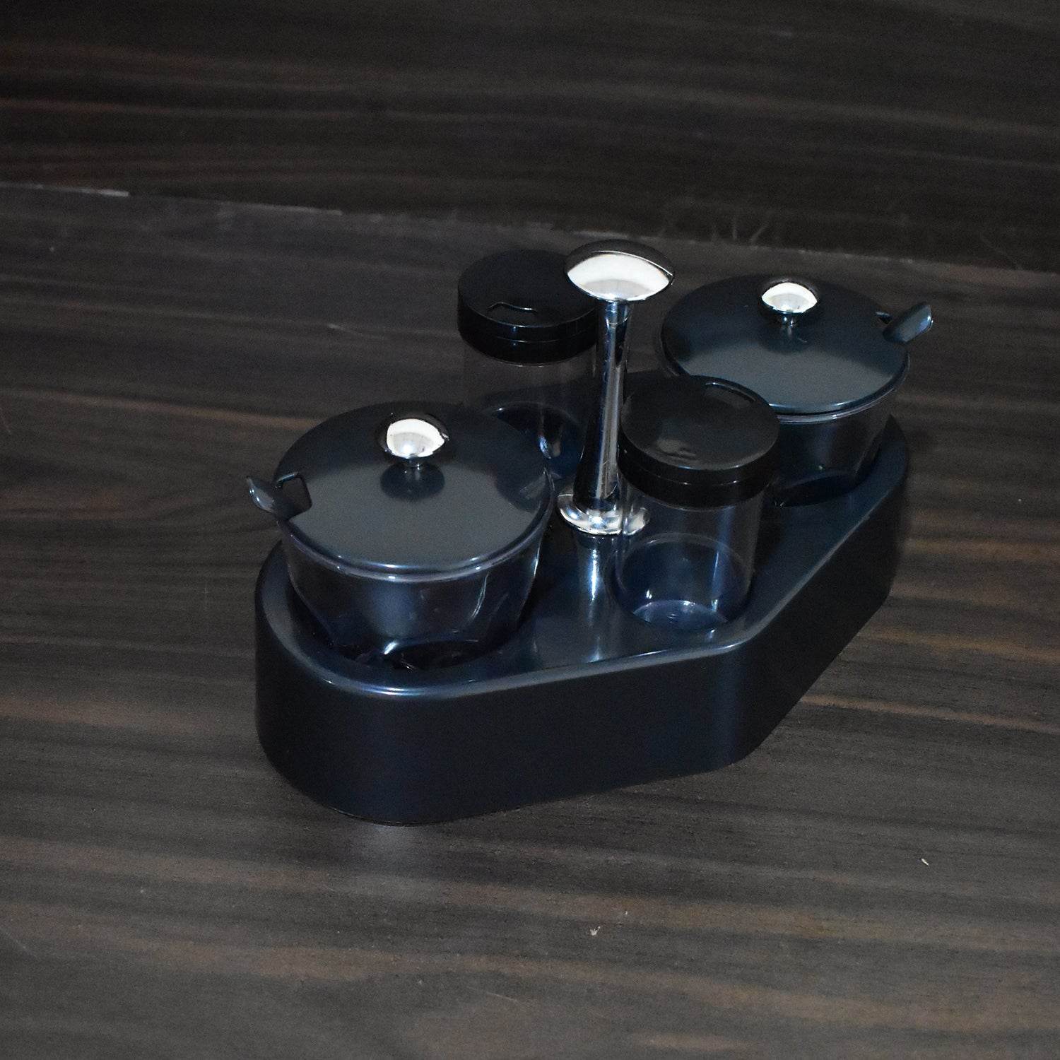 Ganesh rendy Condiment set For Kitchen Transparent jar For Easy To Access Spice 1 Piece Spice Set (Plastic) - infinityexculsivestore.com