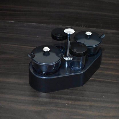 Ganesh rendy Condiment set For Kitchen Transparent jar For Easy To Access Spice 1 Piece Spice Set (Plastic) - infinityexculsivestore.com