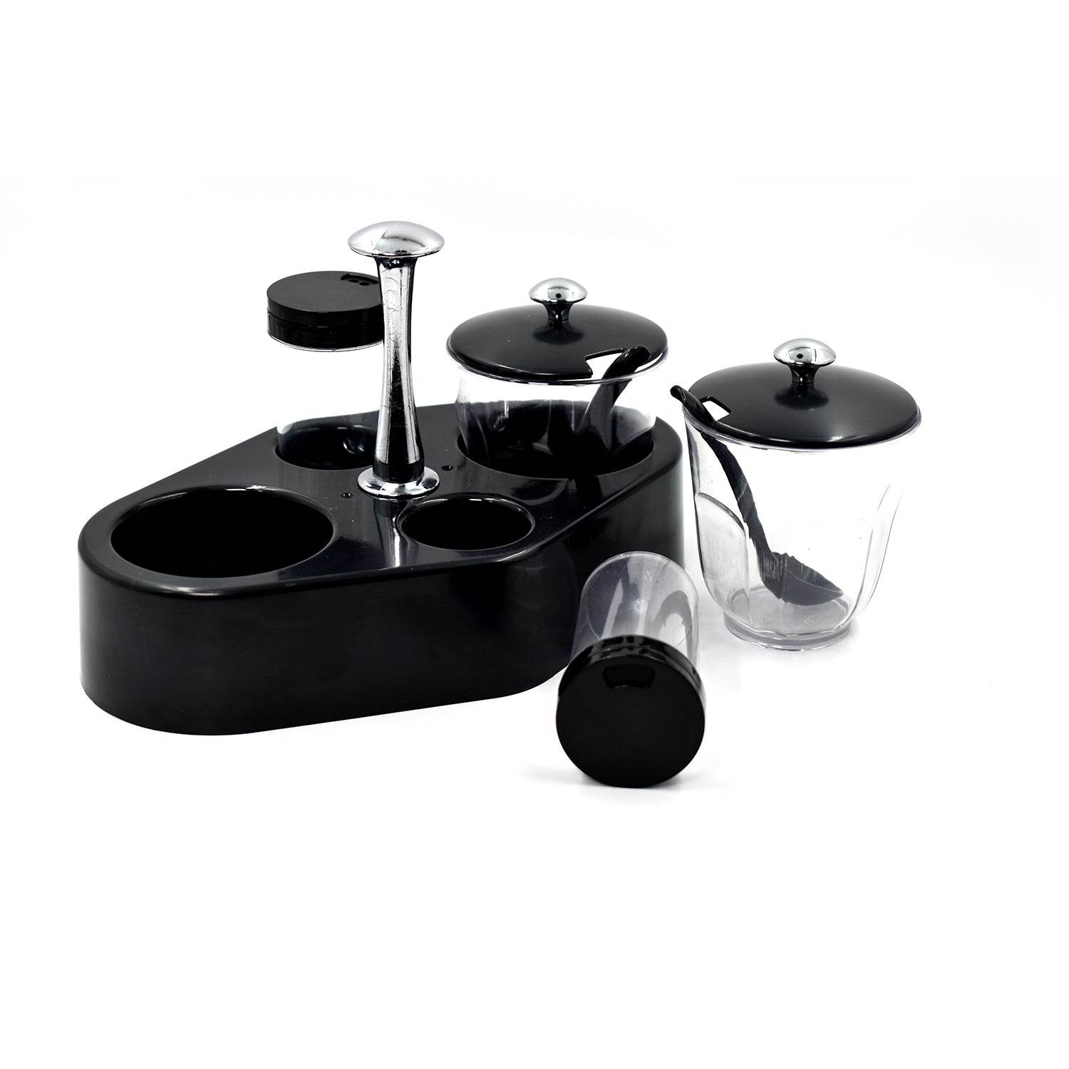 Ganesh rendy Condiment set For Kitchen Transparent jar For Easy To Access Spice 1 Piece Spice Set (Plastic) - infinityexculsivestore.com