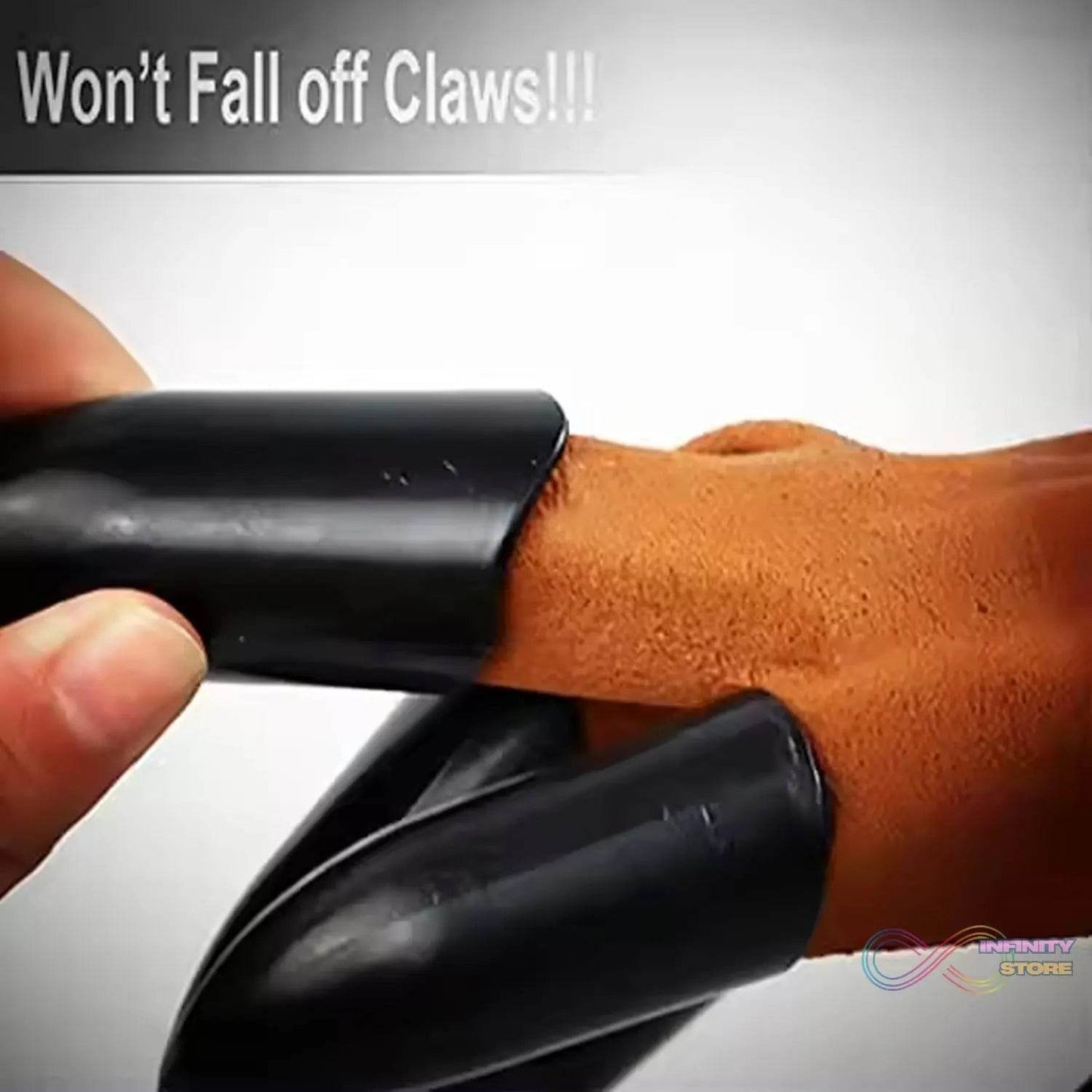 Garden Farming Gloves With Hand Fingertips & Plastic Claws (1 Pair) - infinityexculsivestore.com