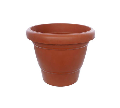 Garden Heavy Plastic Planter Pot / Gamla 6 inch (Brown, Pack of 1, Small) - infinityexculsivestore.com