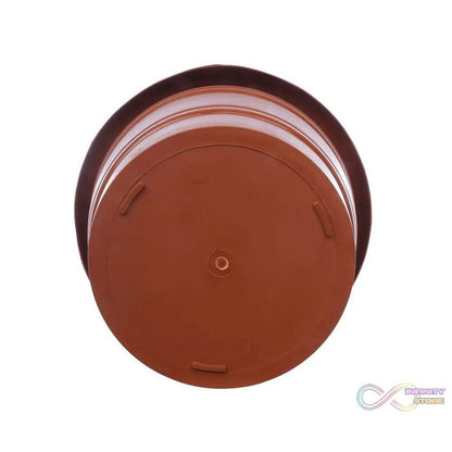 Garden Heavy Plastic Planter Pot / Gamla 8 inch (Brown, Pack of 1,Medium ) - infinityexculsivestore.com