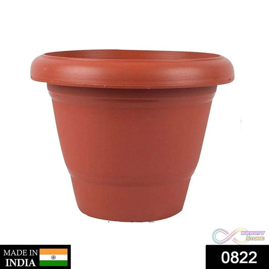 Garden Heavy Plastic Planter Pot / Gamla (Brown, Pack of 1) - infinityexculsivestore.com