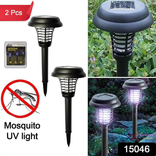 Garden Lighting UV LED Solar Powered LED Mosquito Trap / Bug Zapper (2 Pc) - infinityexculsivestore.com