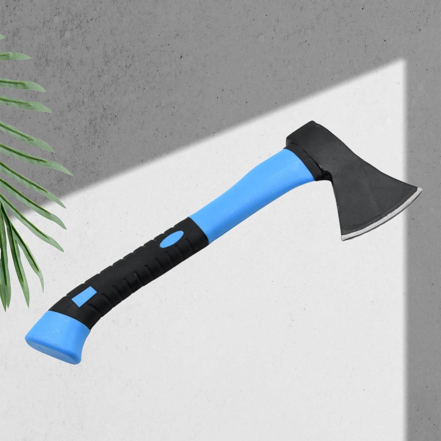 Gardening Tools 787Gm Hatchet Axe Fiberglass Body Rubberized Handle Wood Cutting Axe, Camping Axe, Safety Axe - infinityexculsivestore.com