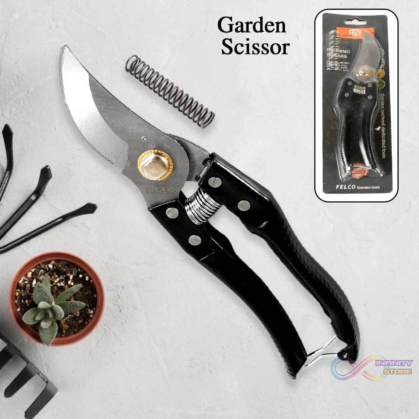 Gardening Tools - Garden Shears Pruners Scissor (1 Pc) - infinityexculsivestore.com