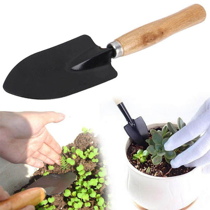 Gardening Tools Seed Handheld Shovel Rake Spade Trowel with Pruning Shear - infinityexculsivestore.com