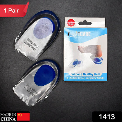 Gel Heel cups Silicon Heel Pad for Heel Ankle Pain - infinityexculsivestore.com
