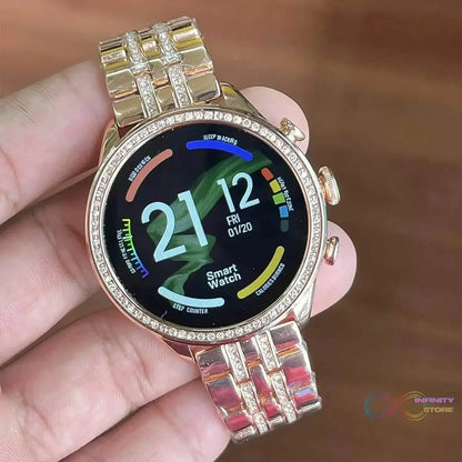 Gen 9 Diamond Strap Latest Smartwatch HD Display 2 Straps (1 Set) - infinityexculsivestore.com