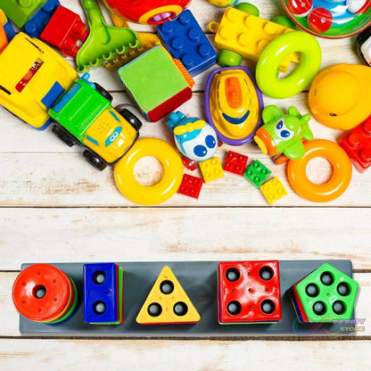 Geometric Brick with box - 5 Angle Matching Column Blocks for Kids - Preschool Educational Learning Toys. - infinityexculsivestore.com