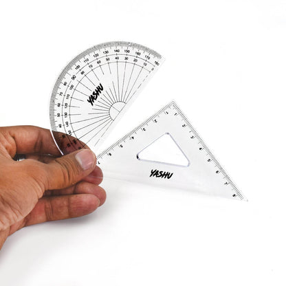 Geometry Box 10 Pc For Students Of Schools And Colleges Especially Used During The Time Of Study And Learning Etc. - infinityexculsivestore.com