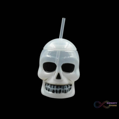 Ghost Face Bottle Water Bottle, Drinking Cup with Lid and Straw, Party Favors Summer Hawaiian and Beach Party Decorations for Kids Adults With Brown Box(1 Pc) - infinityexculsivestore.com