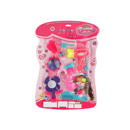 Girl's Bring Along Beauty Suitcase Makeup Vanity Toy (Multicolour) - infinityexculsivestore.com
