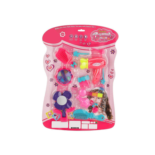 Girl's Bring Along Beauty Suitcase Makeup Vanity Toy (Multicolour) - infinityexculsivestore.com