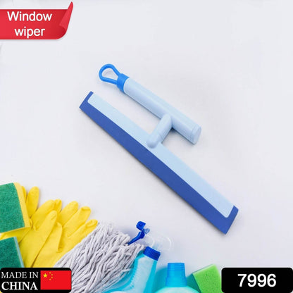 Glass Cleaning Wiper Window Cleaner, for Bathroom, Windows, and Car Glass, Window Mirror Scraper Brush with Soft Rubber - infinityexculsivestore.com