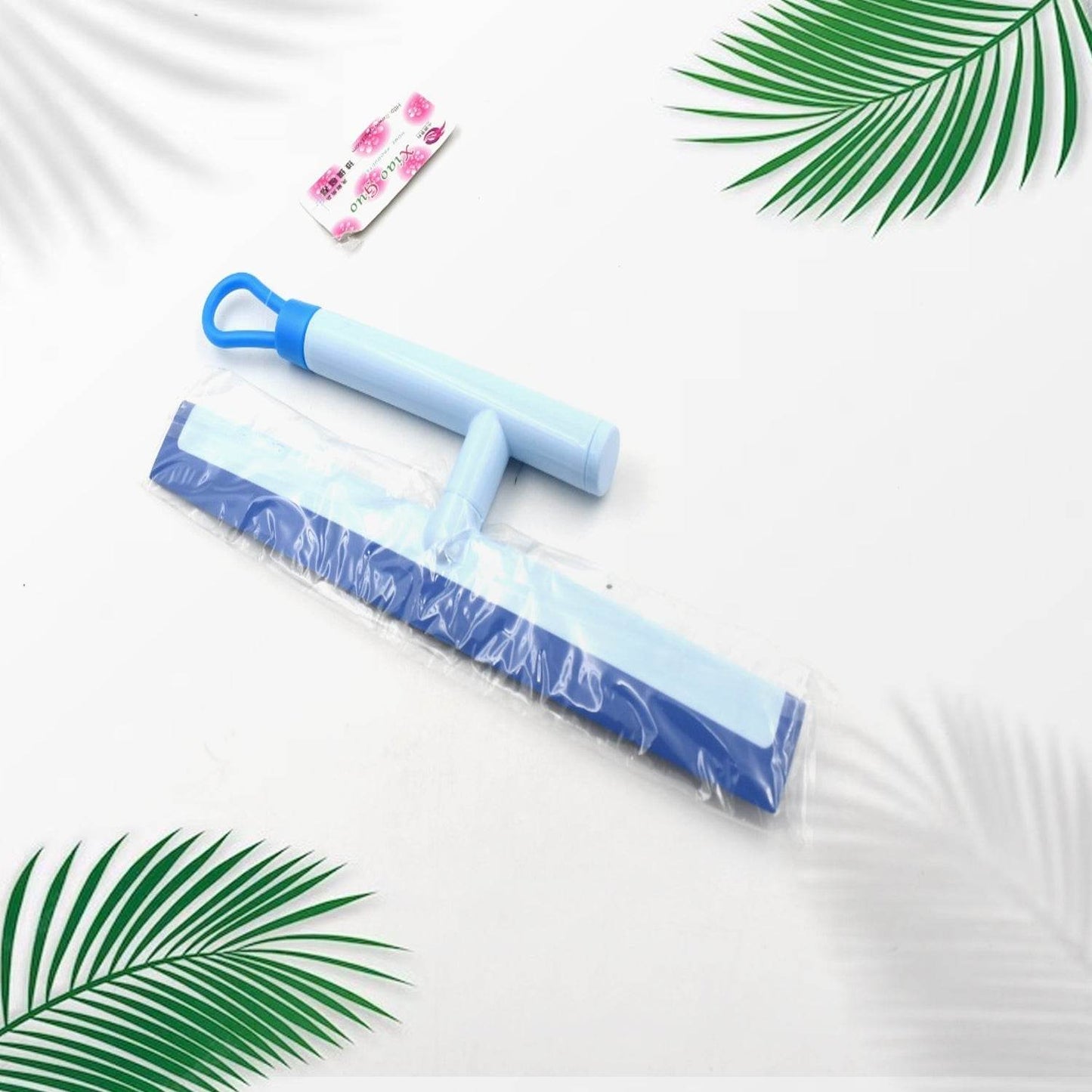 Glass Cleaning Wiper Window Cleaner, for Bathroom, Windows, and Car Glass, Window Mirror Scraper Brush with Soft Rubber - infinityexculsivestore.com