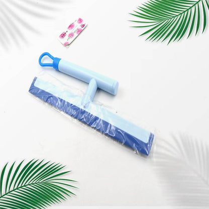 Glass Cleaning Wiper Window Cleaner, for Bathroom, Windows, and Car Glass, Window Mirror Scraper Brush with Soft Rubber - infinityexculsivestore.com