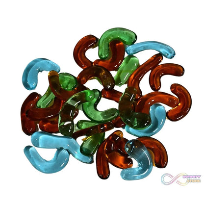 Glass Gem Stone, Flat Round Marbles Pebbles for Vase Fillers, Attractive pebbles for Aquarium Fish Tank. - infinityexculsivestore.com