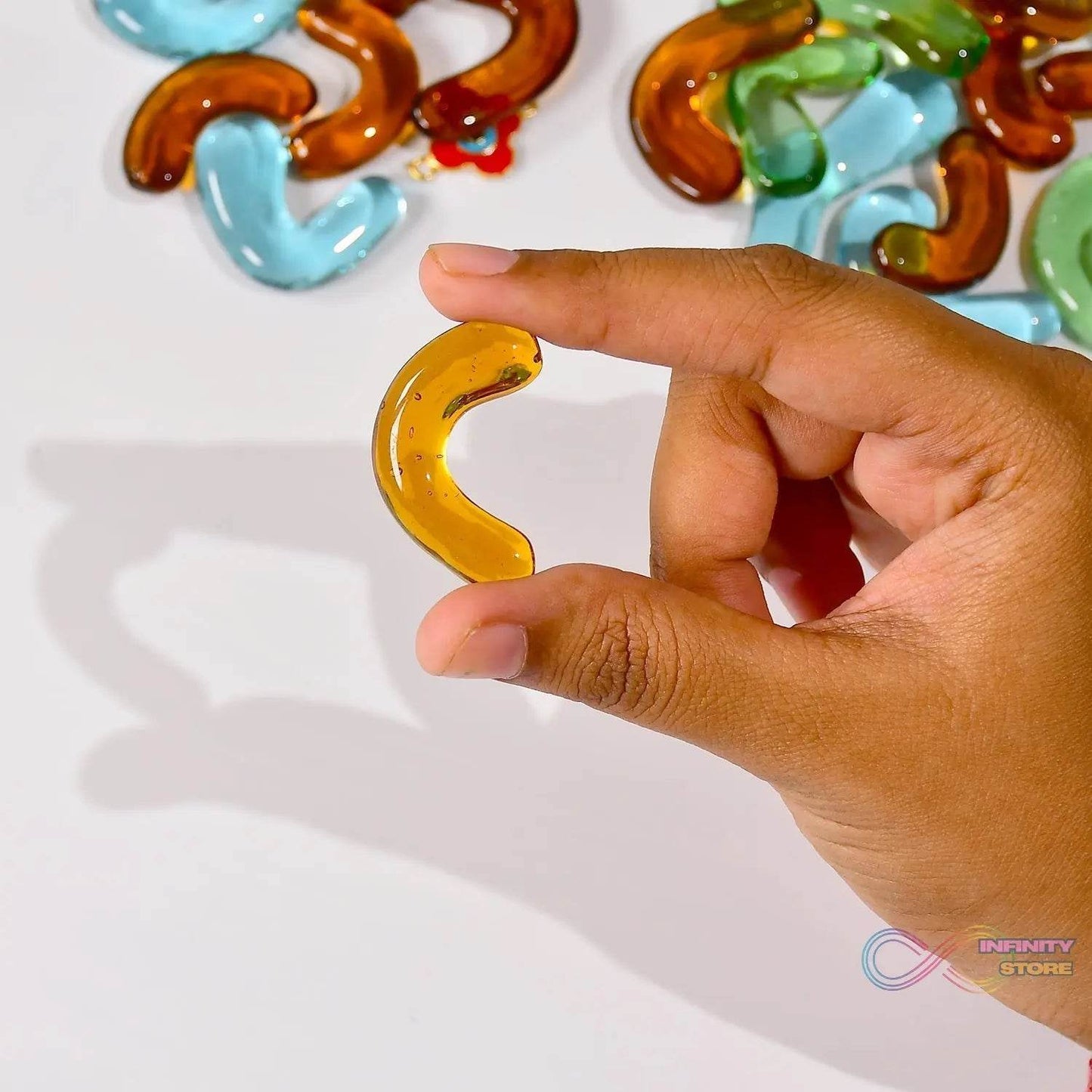 Glass Gem Stone, Flat Round Marbles Pebbles for Vase Fillers, Attractive pebbles for Aquarium Fish Tank. - infinityexculsivestore.com