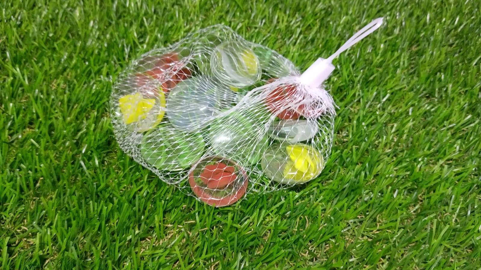 Glass Gem Stone, Flat Round Marbles Pebbles for Vase Fillers, Attractive pebbles for Aquarium Fish Tank. - infinityexculsivestore.com